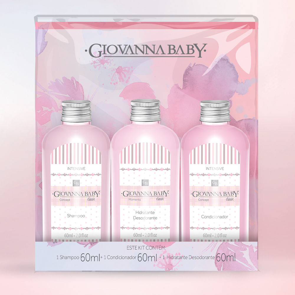 Kit Giovanna Baby Miniaturas Classic 60ml - Giovanna Baby - Muito Amor ...