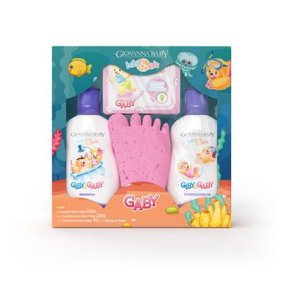 Kit-Infantil-Giovanna-Baby-Gaby-Hora-Do-Banho-Rosa-Com-Sabonete-Vegetal Kit-Infantil-Giovanna-Baby-Gaby-Hora-Do-Banho-Rosa-Com-Sabonete-Vegetal