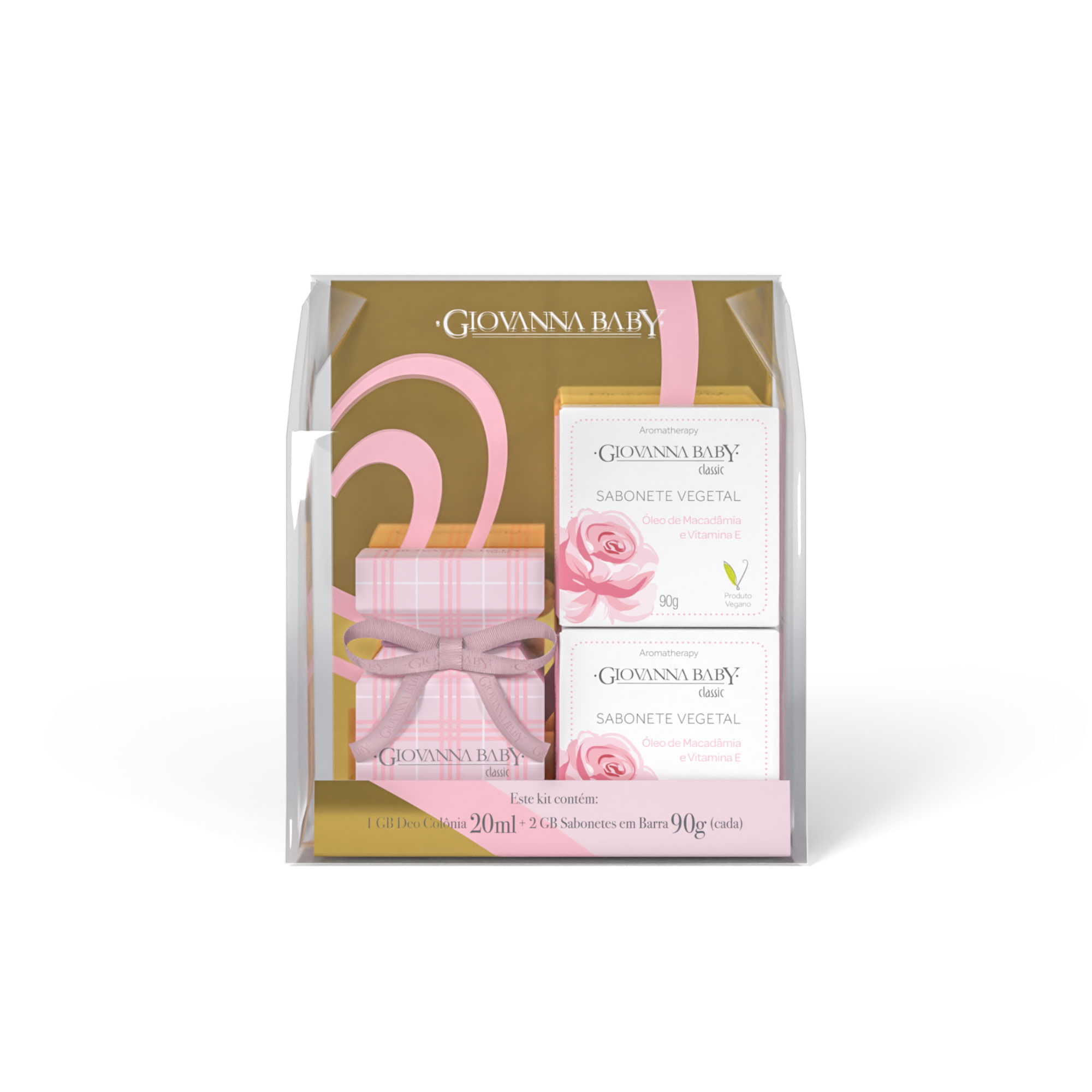 Deo Colonia Giovanna Baby 20ml + 2 X 90gr Classic