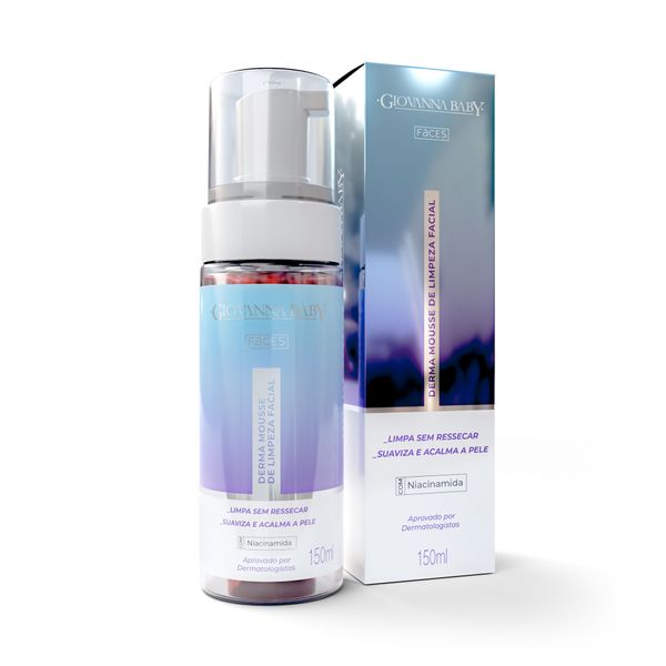 Mousse-de-Limpeza-Facial-Giovanna-Baby-150ml Mousse-de-Limpeza-Facial-Giovanna-Baby-150ml